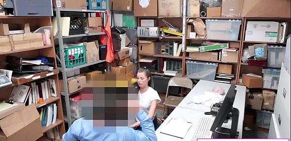  Cutie Carolina Takes Officers Penis For Theft